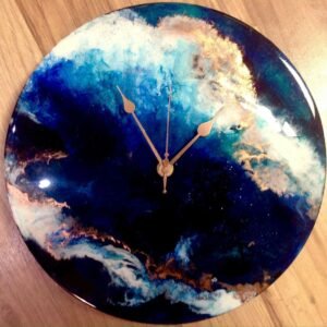 Resin Art Clocks